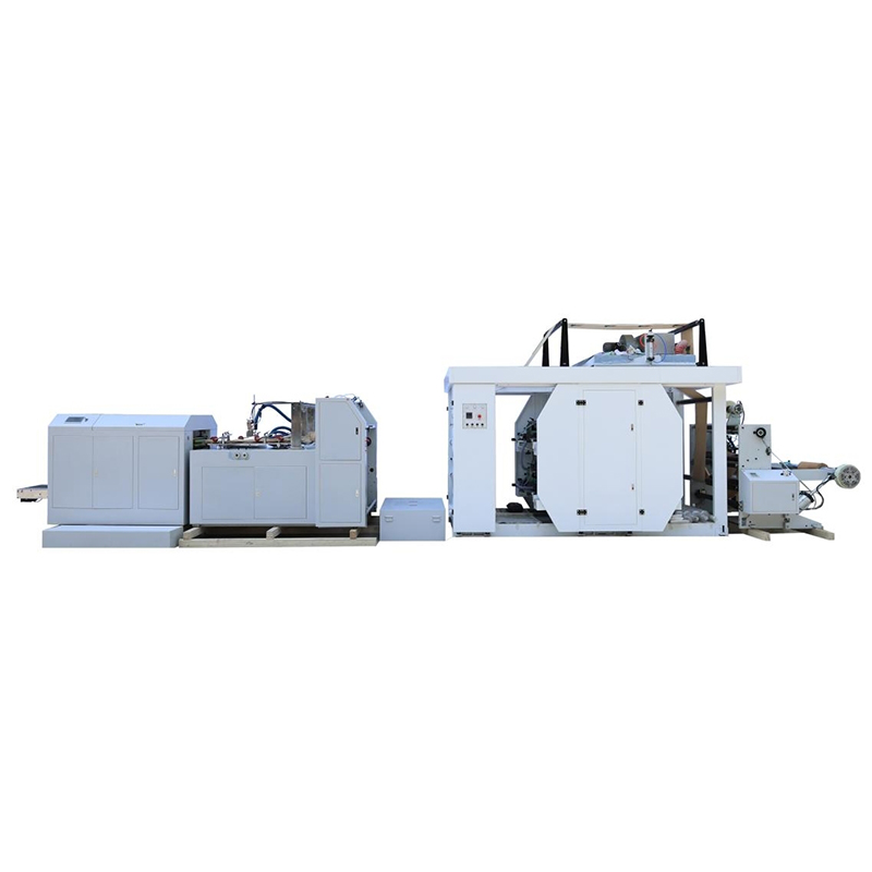 SNW-JD350 Máquina de Sacos de Papel Fundo V de Alta Velocidade com 4 Cores
